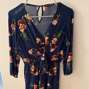 Floral mini dress